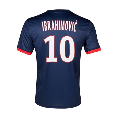 13-14 PSG #10 Ibrahimovic Home Soccer Jersey Shirt